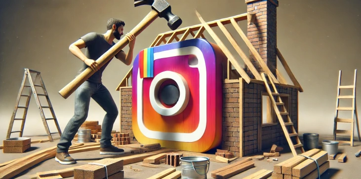 der Aufbau der Instagram-App